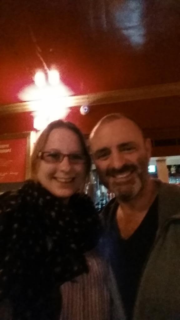 sammmmyyyttt's tweet photo. Andrew Paul is a lovely chap! Memories of child hood watching The Bill #infidelmusical is awesome!! #sofunny http://t.co/fjmFebG9ZF