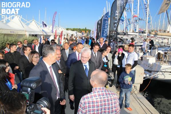 President of Croatia, dr. Ivo Josipović visited #BBS16 today.#Biograd <a href="/ilirijahotels/">IlirijaResort</a>