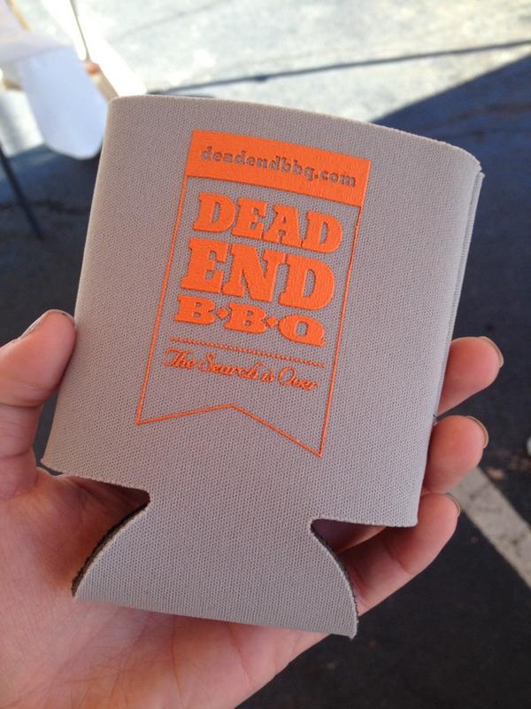 deadendbbq's tweet photo. Where do you take your Dead End BBQ Koozie? #debbq #debbqtailgate http://t.co/LpZ5vGoeHr