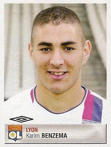 STICKER PANINI FOOT 2007 KARIM BENZEMA LYON # 180