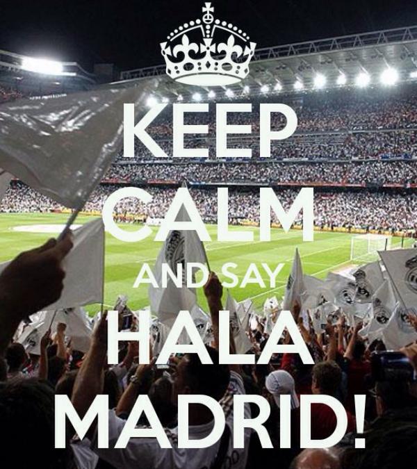 HALA MADRID!!!!!! #HalaMadrid #ElClasico #beatfcb
