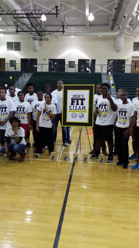TawonM's tweet photo. "@BrotherJesse: Keep inspiring the young giants! "@techXOcafe: Winners circle #JFSR2014 http://t.co/VTQvYmFRGf""