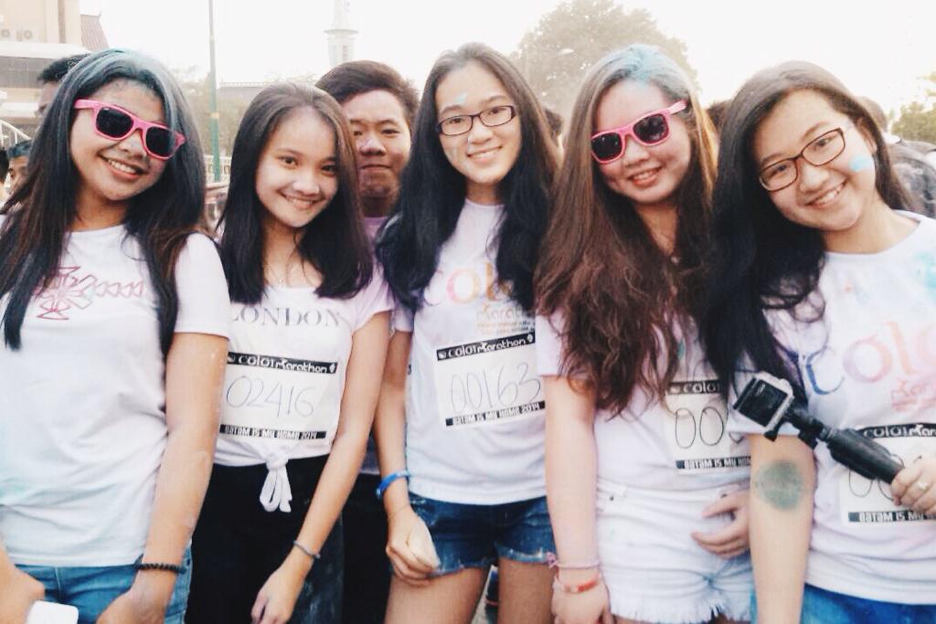 ChanseGreyson's tweet image. we had so much fun bruh🏃💦 #colormarathon