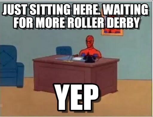 JsyRollerDerby's tweet photo. It's nearly the weekend, that means IT'S NEARLY TIME TO SKATE! #jerseyci people join us at Les Q, Sunday, 10-12pm http://t.co/yXxH5QtcIH
