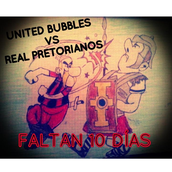 unitedbubbles's tweet photo. Solo 10 días para el derbi @unitedbubbles vs @RPretorianos .¡ Se avecina partidazo! ¿TE LO VAS A PERDER? http://t.co/dXtniIC3Xp
