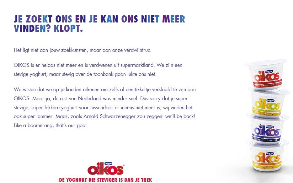 Je zoekt ons en kan ons niet meer vinden? Klopt. Sorry for making your yoghurt disappear! #invisibilitycloak