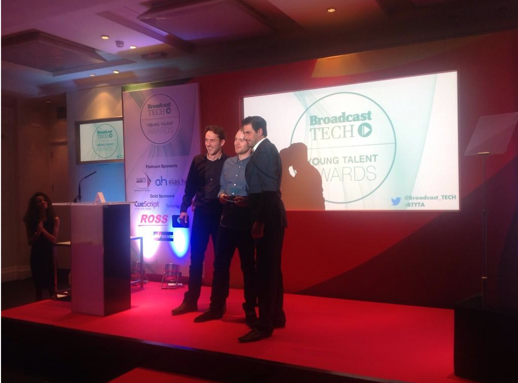 bennemes's tweet photo. “@Broadcast_TECH: Next up is Sound Post Production and the winner is…Alex Horlick of @JumbuckFilmTV! …#BTYTA” http://t.co/bx5W2aTaKB