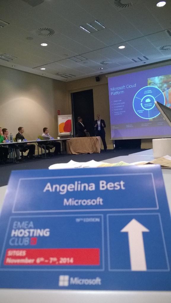 AngelinaBest's tweet photo. Last day of EMEA Hosting Club in Sitges. #cloud#hybrid#EHC19 http://t.co/Fw8g8pC8oY