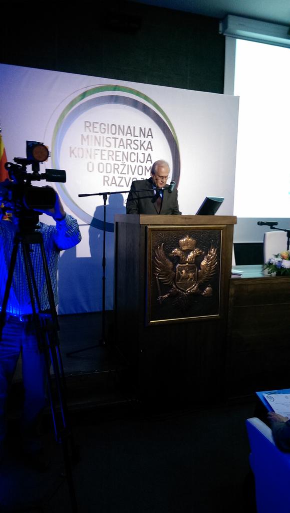 UNDP_Montenegro's tweet image. &quot;Climate change poses an unprecedented challenge to the humanity&quot; says Martin Sajdikof of @UNECOSOC at the #rcsd2014