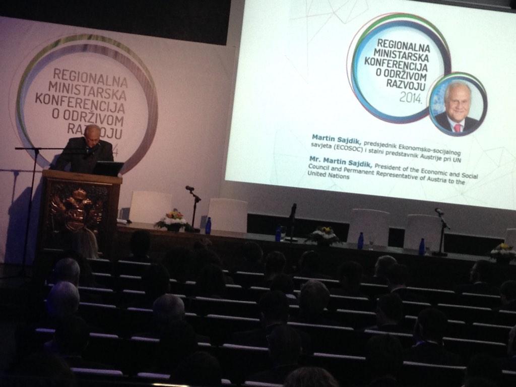 UN_Montenegro's tweet image. Proud 2 have @UNECOSOC President  at the opening of high lev conf on #SustainableDevelopment in #Montenegro #RCSD2014