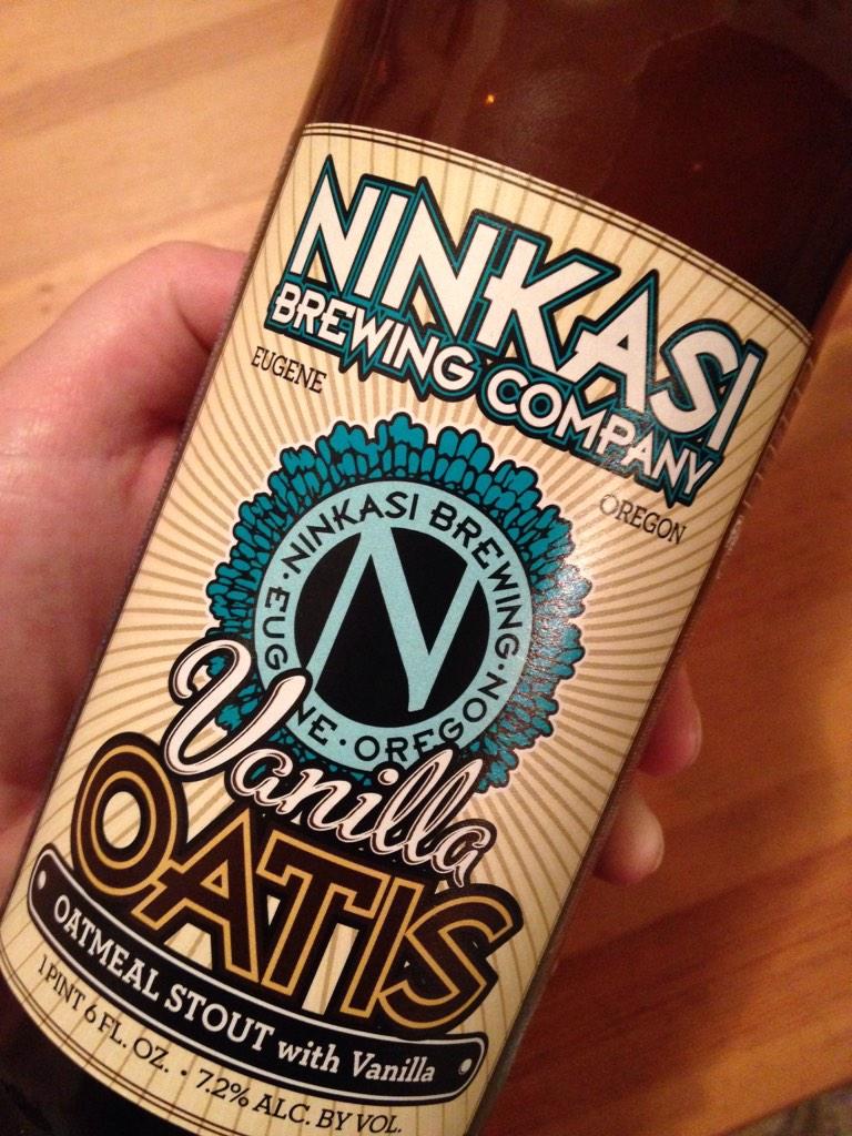 Happy #StoutDay! I'm drinking <a href="/NinkasiBrewing/">Ninkasi Brewing</a> Vanilla Oatis. #yum #craftbeer #stout #bestdayever