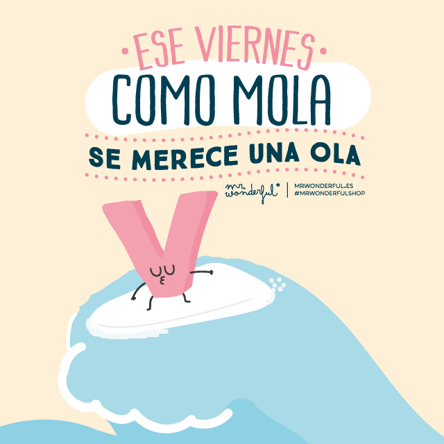 Mr. Wonderful on Twitter: "Este viernes como mola, se merece una ...