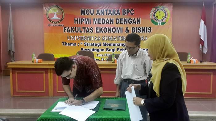 mou dengan Fakulitas Ekonomi USU