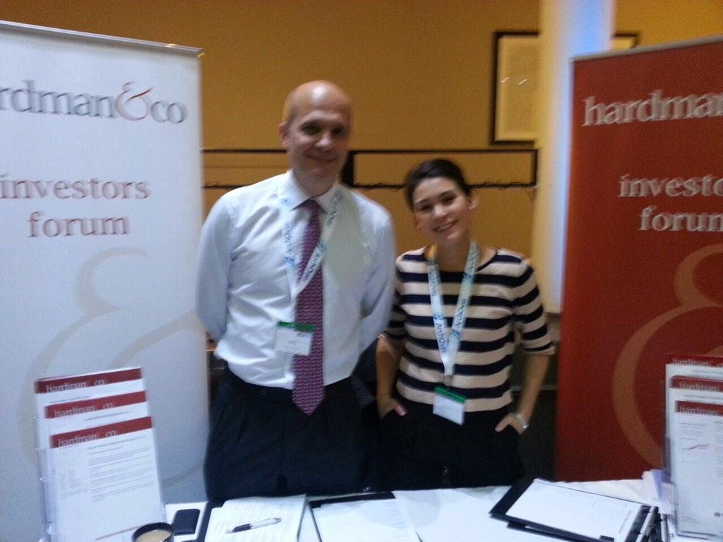 HardmanandCo's tweet photo. #mello2014 come visit our stand for latest equity research on companies, retail bonds, cocoa and much more http://t.co/KjqIjUWvod