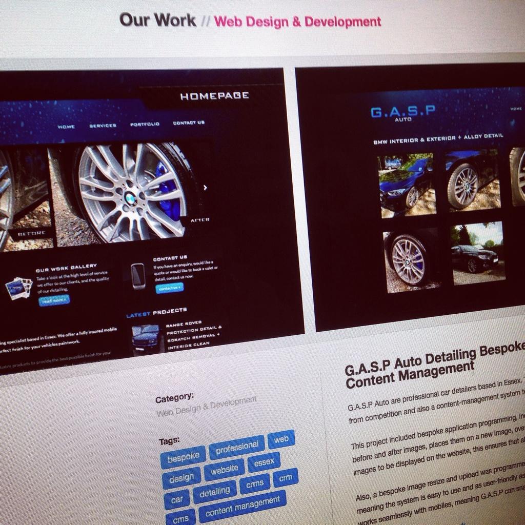 BizImageWeb's tweet image. Loving our new content-managed portfolio designed by yours truly. #webdesign #website #Essex #development