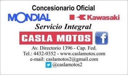 ¡NO BUSQUES MAS! Las mejores MOTOS de Bs.As están en: @caslamotos2 Financian 100% KAWASAKI~MONDIAL.