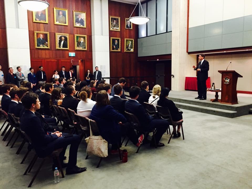 YoungLaborQLD's tweet image. Great to have @camerondickqld speak to Young Labor before ALP v LNP mock parliament