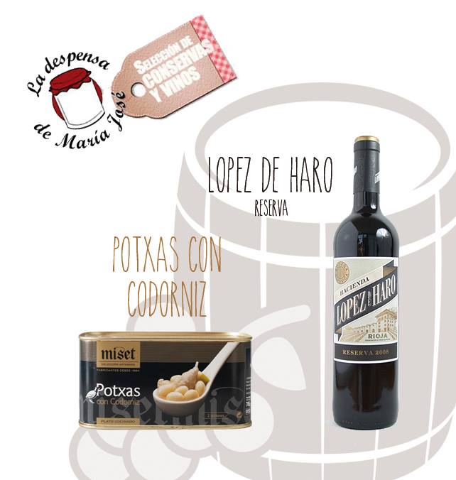 despensaMj's tweet photo. Potxas con codorniz y Lopez de Haro reserva 14,50€. en: http://t.co/b8xIEsgqpJ o en el Mercado Central de Alicante. http://t.co/pdDGfQ3J46