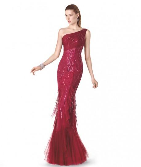 ShallowMint's tweet image. #Long #dress Wedding #one #shoulder with #crystals