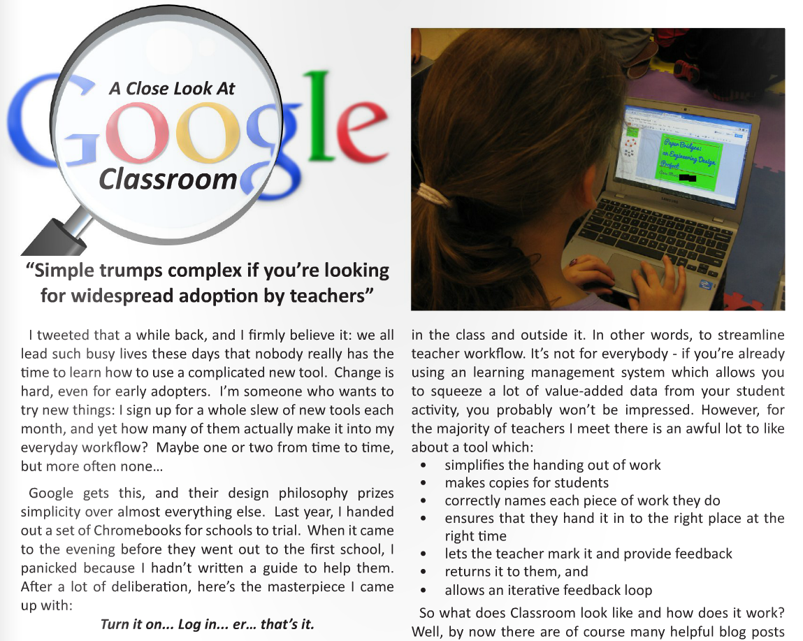 UKEdMag's tweet image. See @EdintheClouds' practical guide to Google Classroom &amp;amp; how it can impact learning issuu.com/ukedchat/docs/… #ukedchat