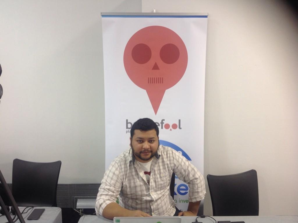 bcarefool's tweet photo. El equipo @bcarefool preparado para presentar la aplicación http://t.co/qcz5dP4nHx
