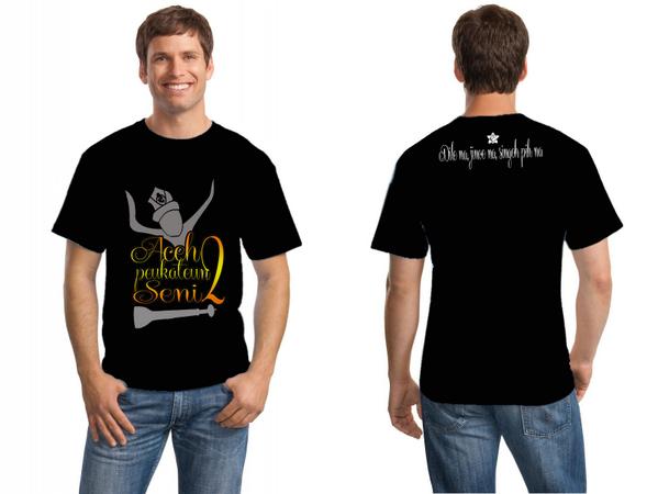 Biar lebih garang punya baju kompakan, ciye ciyee :* yg desain bajunya ganteng loh, ni orangnya ~> @OrianSyahputra