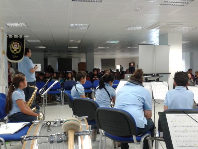 Todo preparado para el "I Concierto Didáctico" ¡Comenzamos!