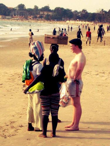 SCENE_TUI's tweet photo. A wild Irish man appeared! This guy was the centre of attention on an African beach #FridayFunday #TravelProblems http://t.co/MeCj1sQRBT