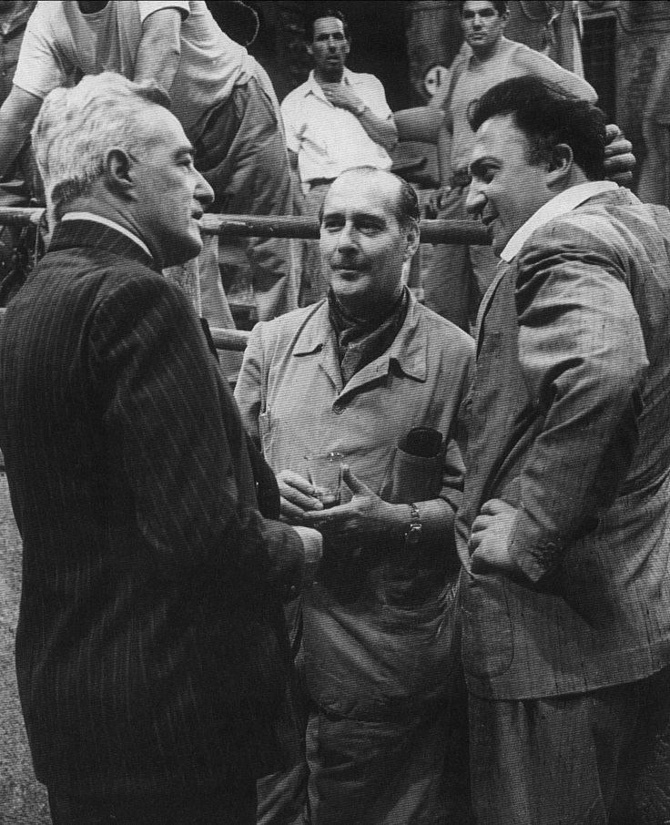 Check Out What Vittorio De Sica and Roberto Rossellini Looked Like  in 1950 