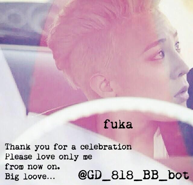 GD_818_BB_bot's tweet photo. @BBGDFUKAお祝いありがとな^ ^
寝落ち魔な俺をいつも見守ってくれてありがとな♡ㅋㅋㅋㅋそんなふうかにbig loove… http://t.co/2H1HtK0A8C