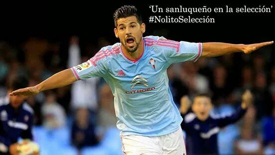 ProSanlucar's tweet photo. Ahora sí, ya podemos decirlo. Nolito, un sanluqueño en la selección. Toda Sanlúcar está contigo http://t.co/RSdAJCHWtL
