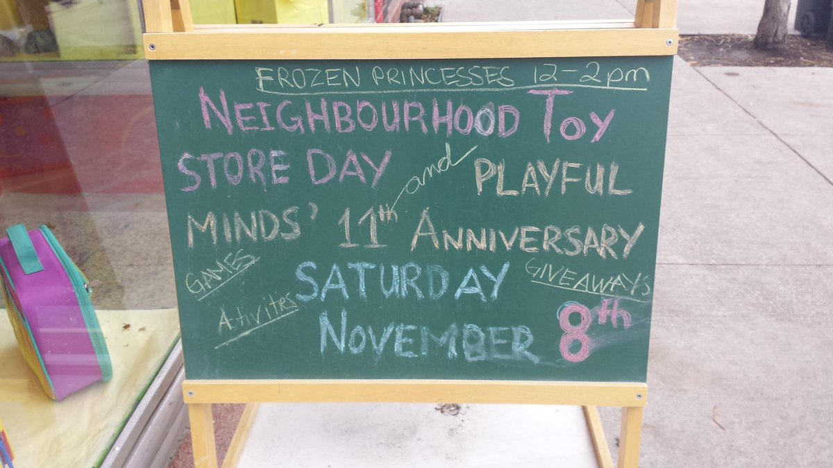 Tomorrow is our Anniversary &amp; #NeighbourhoodToyStoreDay party! Come by to celebrate &amp; meet some #Princesses! #Toronto
