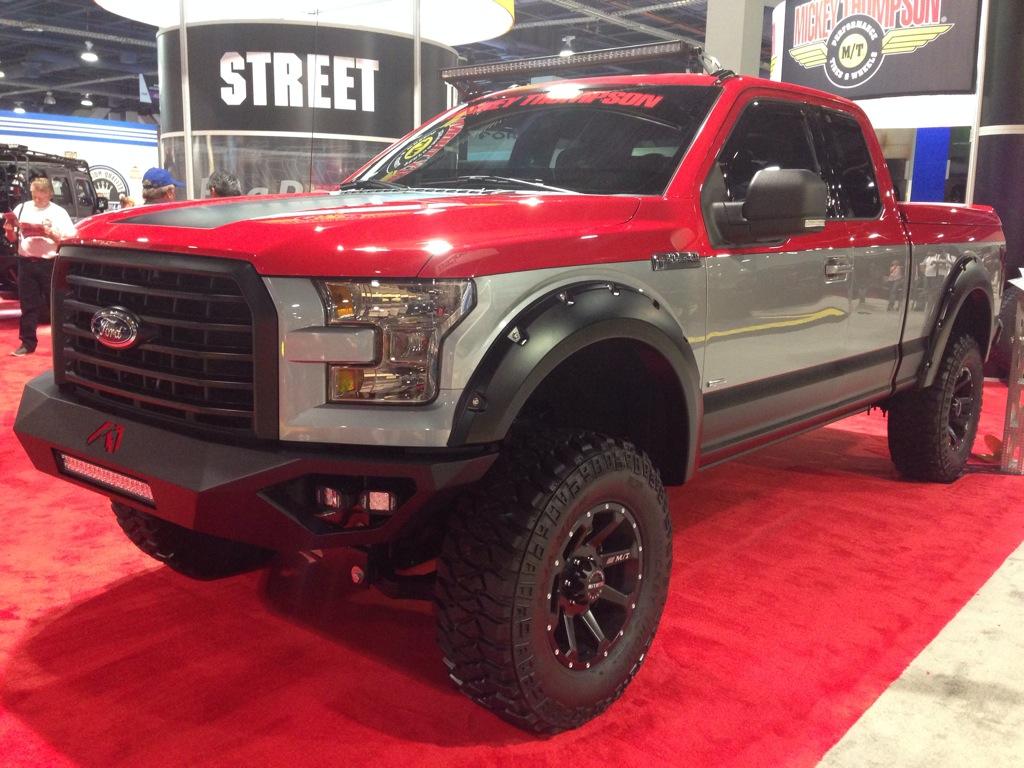 LiveAtSEMA's tweet image. Check out this 2015 @Ford F150 4x4 named #Aluminator #LivefromSEMA