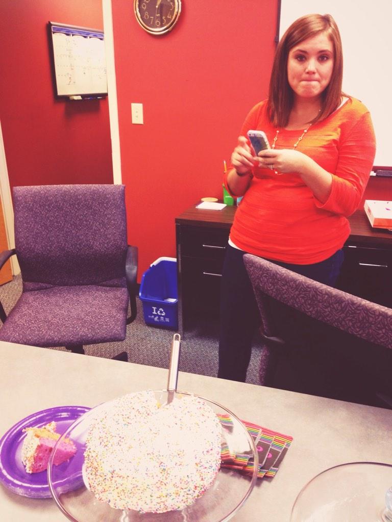 CUOAMaris's tweet photo. Introducing for the first time, Paige "Cake Boss" Kegley. @PaigeNSFP #FunfettiExtraordinaire http://t.co/2L55esuZqd