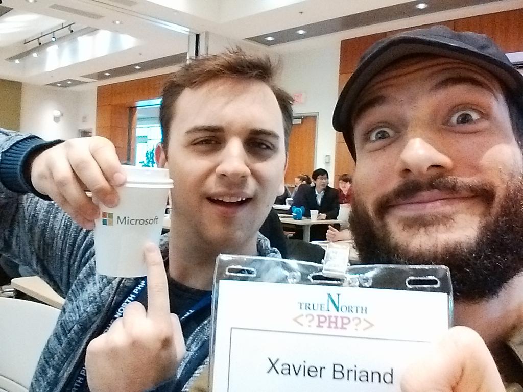 xavierbriand's tweet image. @ #TrueNorthPhp conference with @BrianJGraham