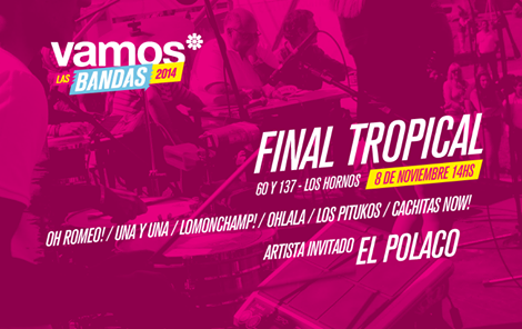 VamosBandasMLP's tweet photo. HOY No te pierdas la #FinalTropical con @elpolacoOficial http://t.co/IgMHdYJ3D0 A las 14 hs en 60 y 137 ¡Dale RT! @CoolRadioHD