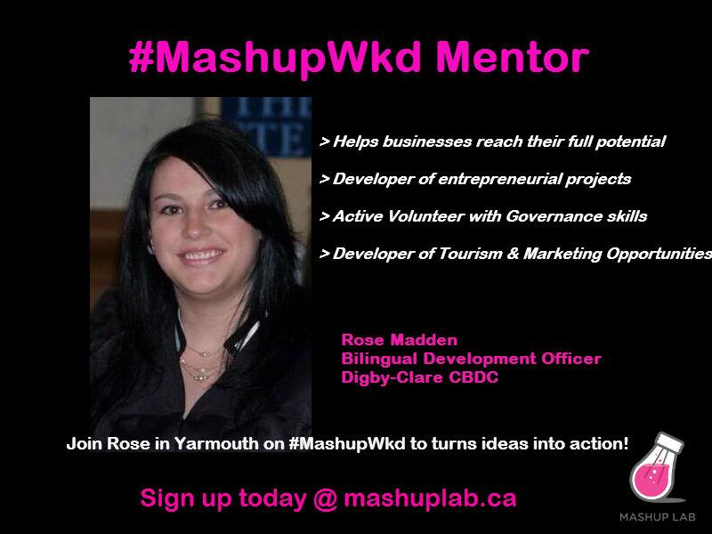 Another superstar to help bring YOUR ideas to life at #MashupWkd! Meet <a href="/RoseMadden17/">Rose Madden</a>! Sign up mashuplab.ca