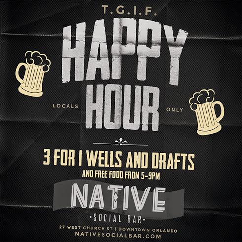 Too early to be thinking about #NativeHappyHour? No such thing!