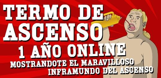 TermoDeAscenso's tweet photo. Hoy cumplimos nuestro 1º año de vida... gracias por seguirnos, manga de otarios #TermoDeAscenso http://t.co/Zb4O4OQvMh