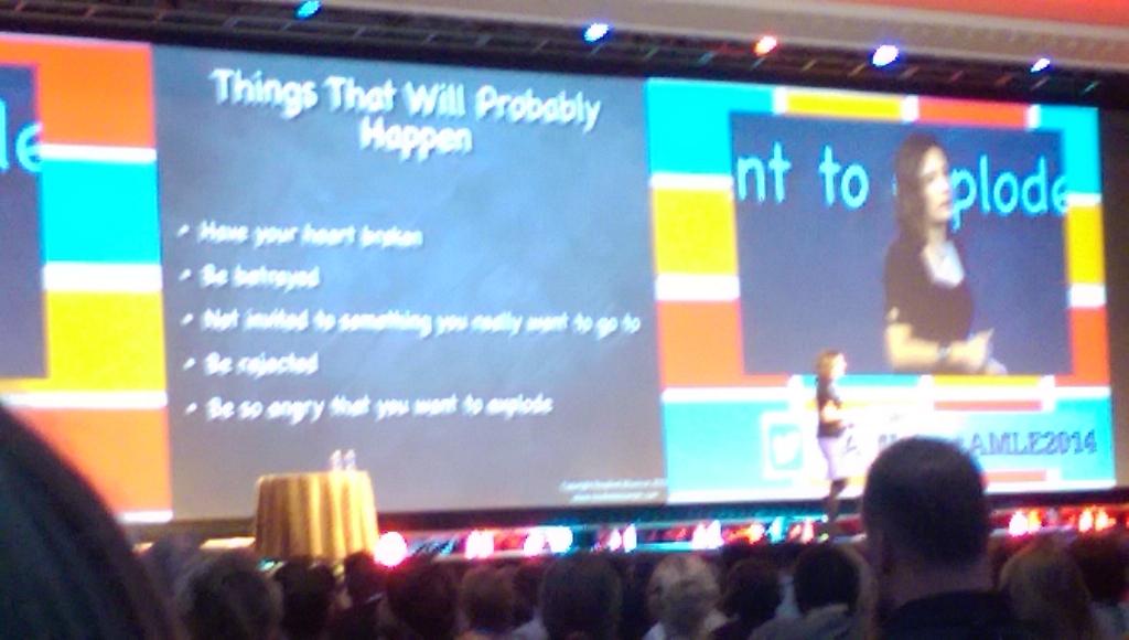 rdport63's tweet photo. What middle schoolers need to know. #AMLE2014 http://t.co/hRARYkm7bW