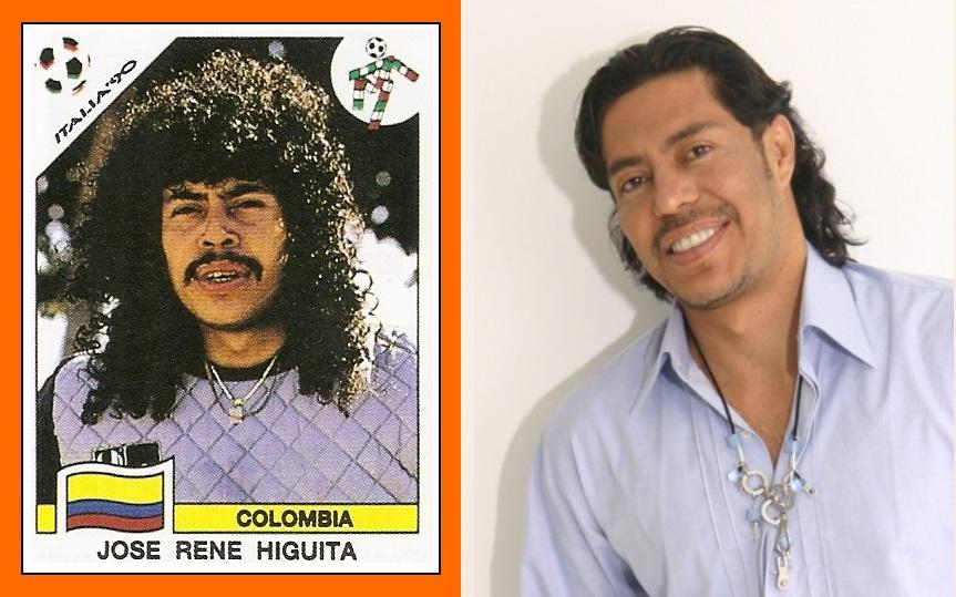 Old School Panini on Twitter: &quot;Rene HIGUITA from 1990 to 2012  http://t.co/2mM8KpAf7D&quot; / Twitter