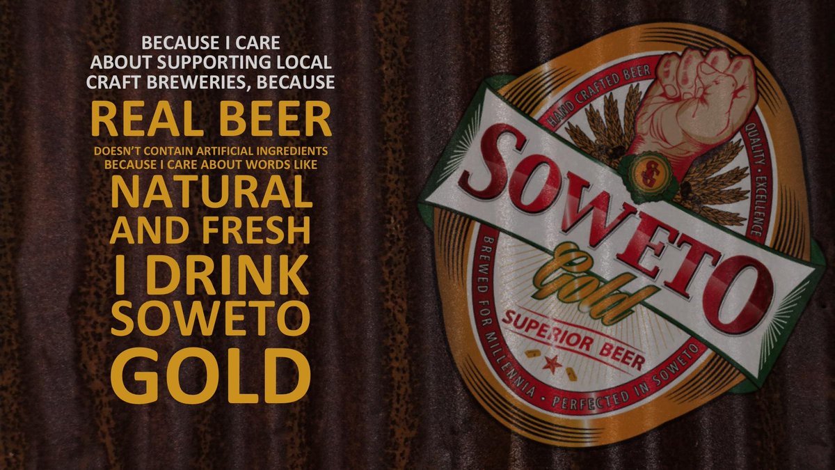 Soweto Gold Lager tweet media
