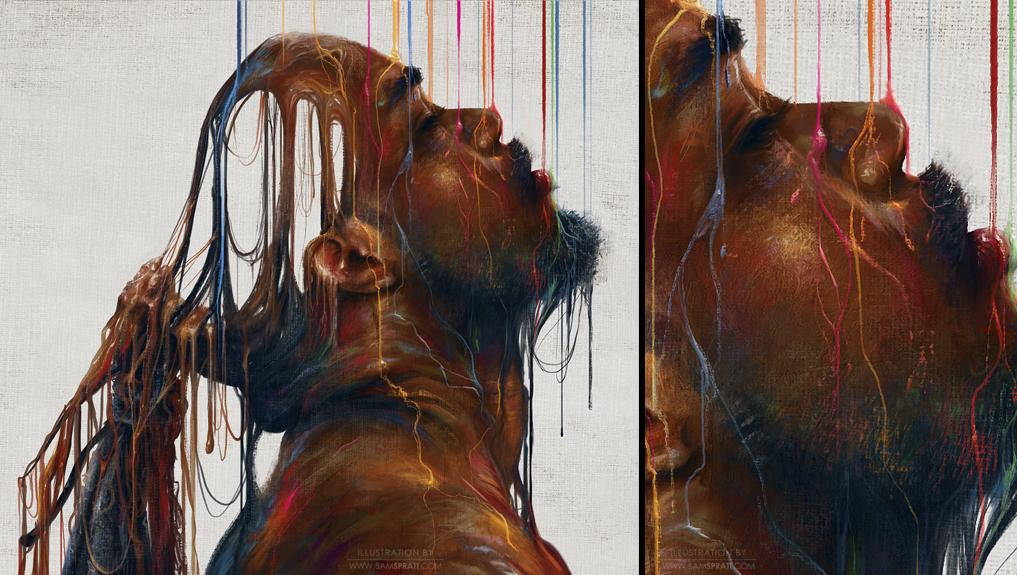 ___awesomesauce's tweet image. Loving the painterly work of @SamSpratt . Lots of great pop culture pieces: samspratt.com #painters