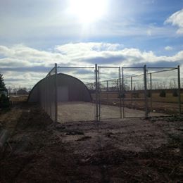 CalsCage's tweet image. The Cage is done for this fall. Over the winter we will work on signage and purchasing the netting/pitching machine.