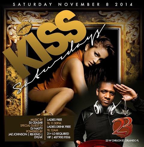 Call to make VIP reservations for #KissSaturdays tomorrow! 407.506.9981