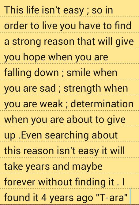 sokaQueens's tweet photo. Reasons why I stan T-ara will never ever end so this is the strongest one "T-ara is one of my reasons for living" http://t.co/OFwHUl22Zf