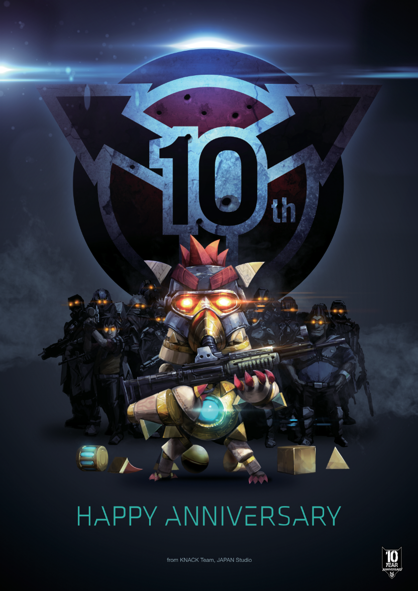 killzone's tweet photo. Another awesome Japan Studio poster and once again you can win this during our live stream tonight! #Killzone10 http://t.co/wBqU0YrIY3