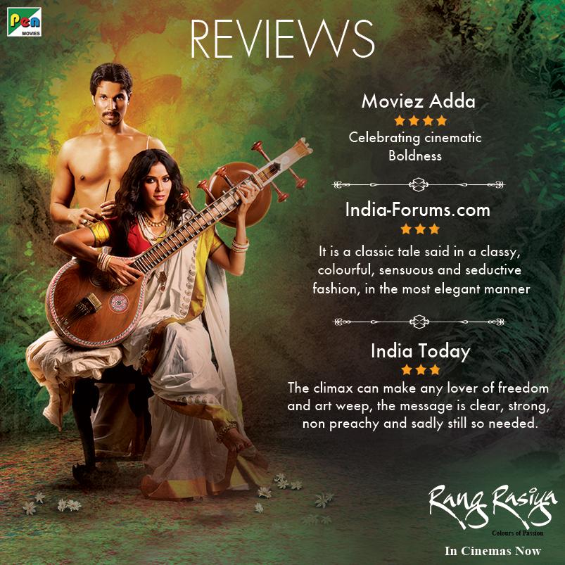 RangRasiyaFilm's tweet photo. Reviews like these just don't stop coming!
Tell us how much you have loved #RangRasiya. http://t.co/ooXsTakPIl http://t.co/d2ATCkdnLq