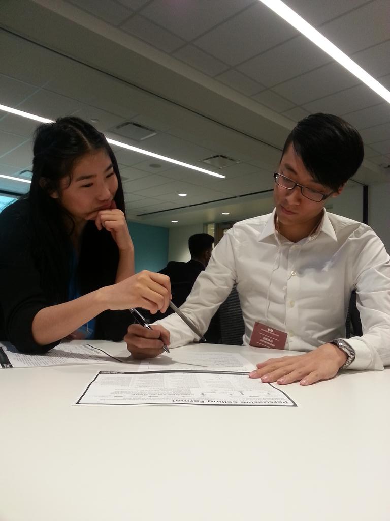 yorkmarketing's tweet photo. All the competitors are working away on the P&G PSF! #YMAApprentice @quintinau @jessieema http://t.co/QrjZ7bkyWj