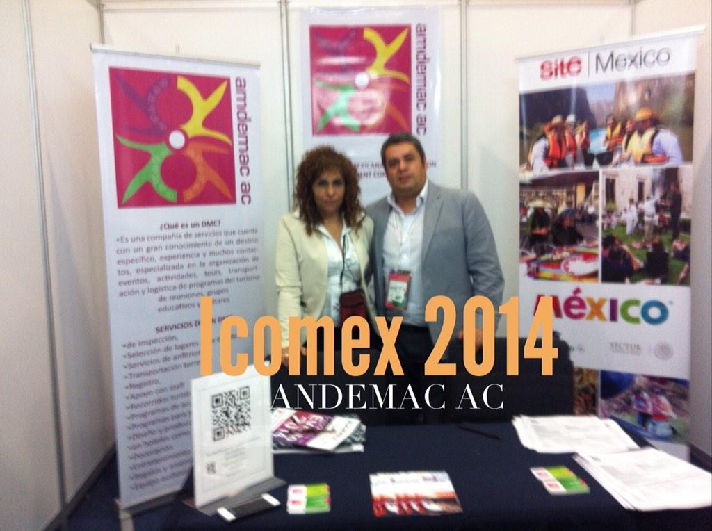 ProcesaEventos's tweet photo. #AMDEMAC presente en #icomex2014 @sitemexico @MeetingsMx @MeetingsMx @Travelandnews @echaillo @DestiNegocios http://t.co/1lh9mEFgXw